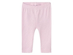 Name It corsage eyelet pattern leggings